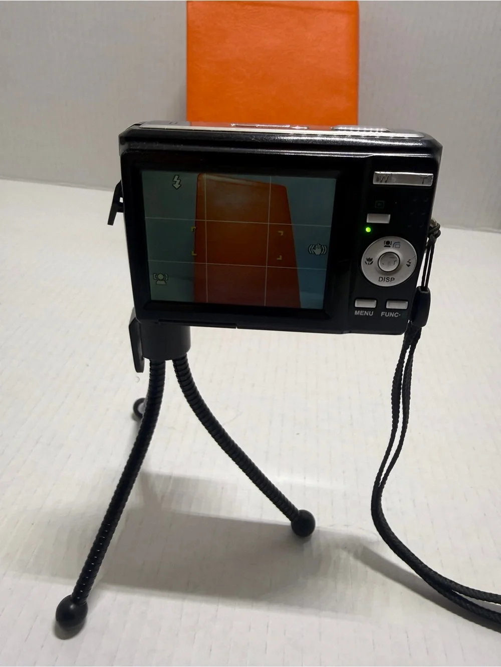 Polaroid Black Compact Camera with Silver Accents